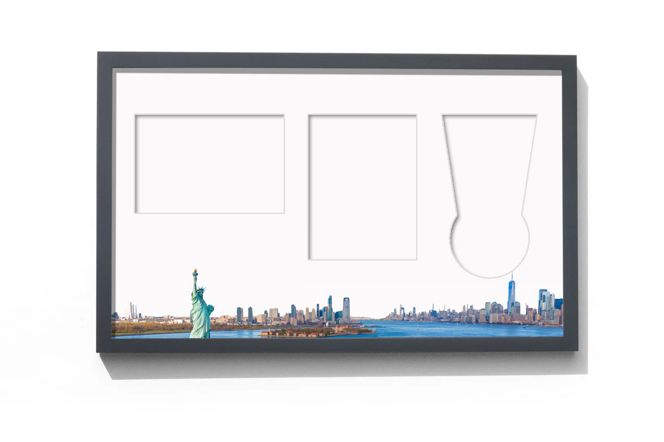 New York Marathon, Medal, Map & Bib Display Frame