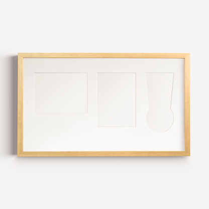 Marathon Medal, Photo & Bib Display Frame - Official Blank Frame