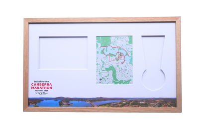 Official Canberra Marathon Medal Display Frame