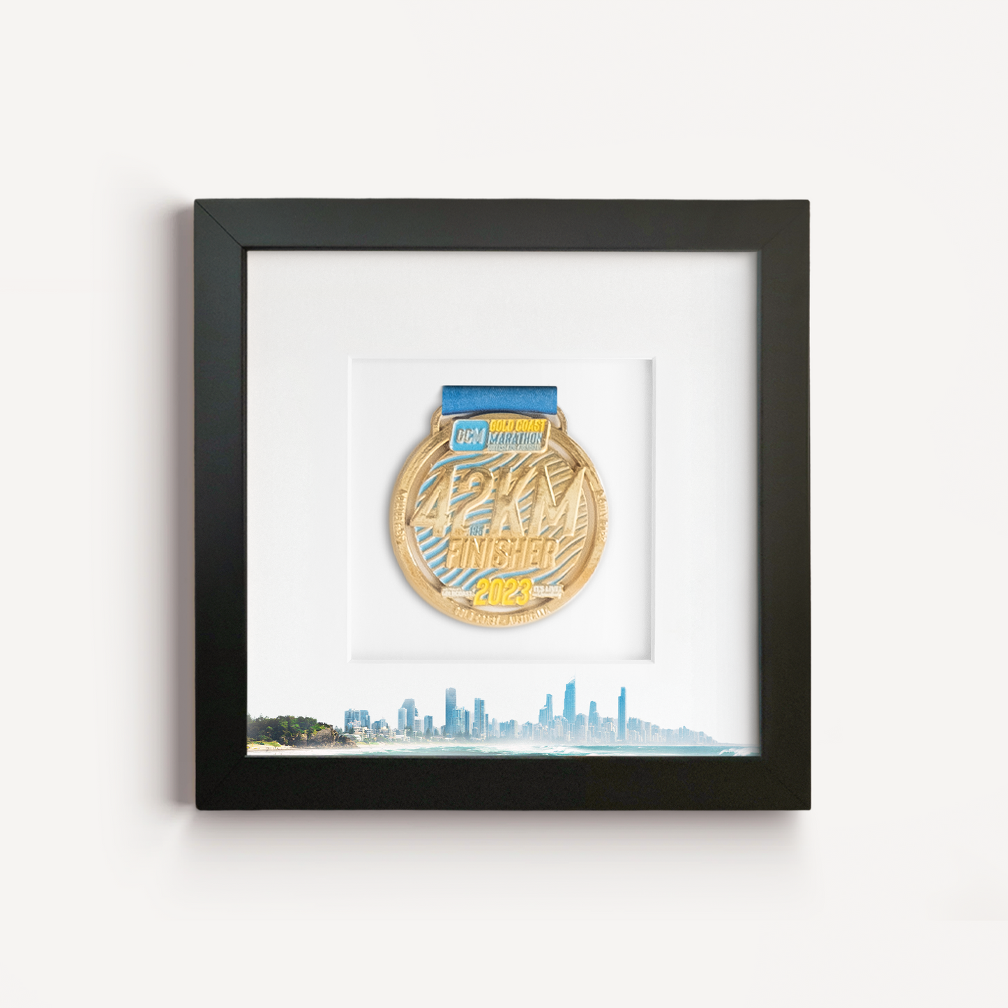 Gold Coast Marathon Medal Display Frame | Premium Medal Frames