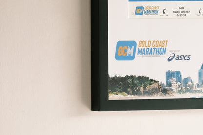 Official Gold Coast Marathon Medal Display Frame