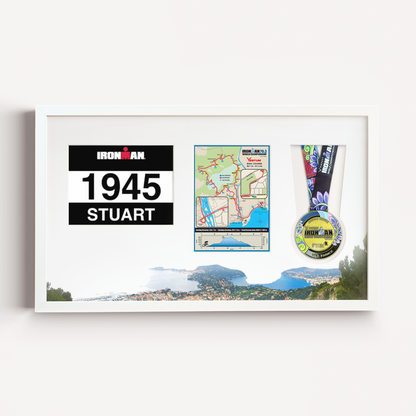 Nice France Medal, Photo and Bib Display Frame - Official