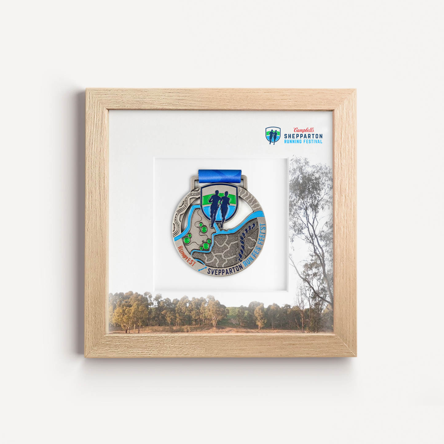 Official Shepparton Running Festival Medal Display Frame | Marathon Display Frames