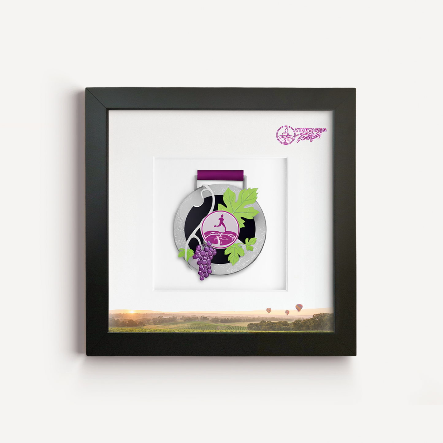 Official Vineyards Twilight Medal Display Frame | Marathon Display Frames
